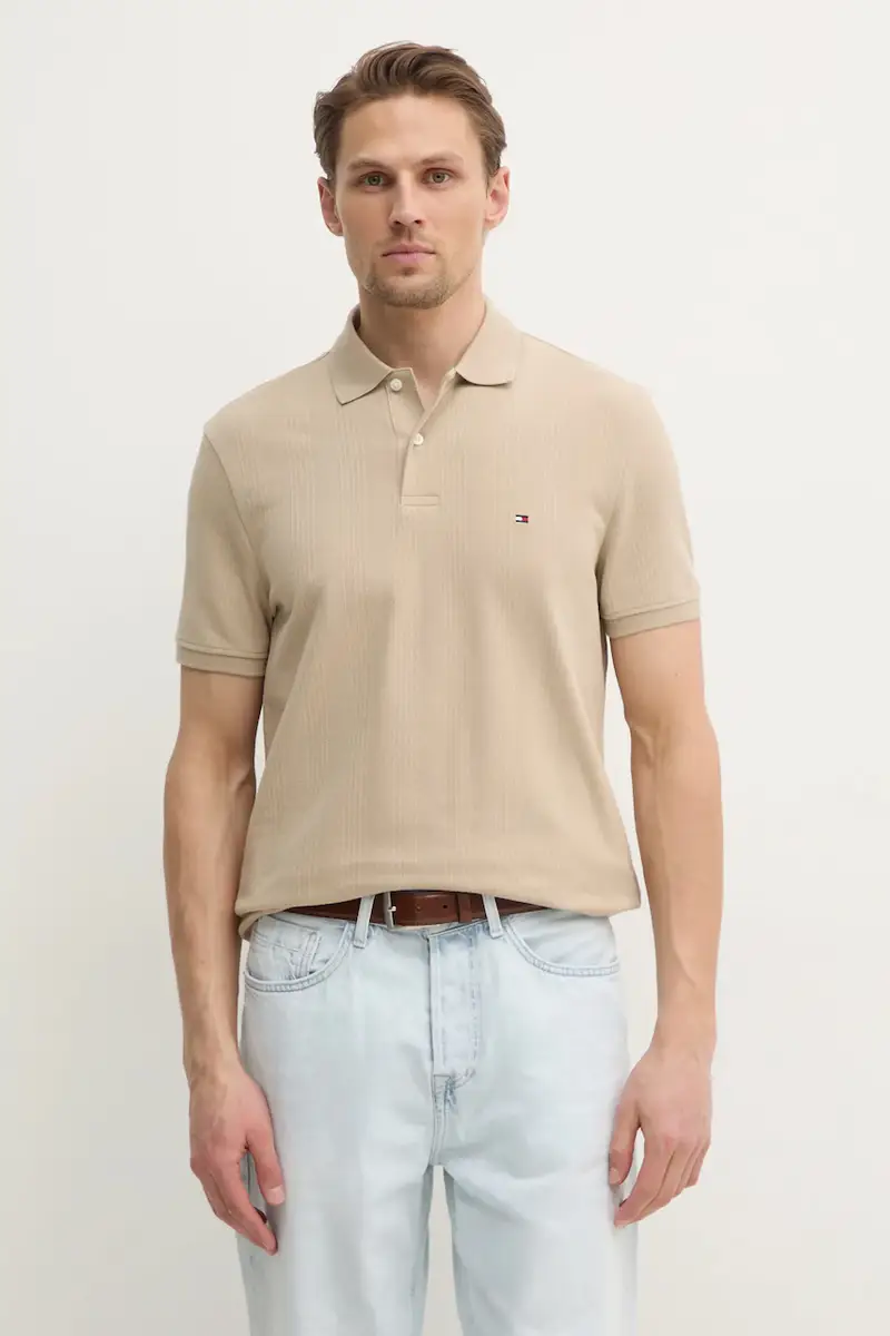 Tommy Hilfiger Polo Uomo Beige 3291863