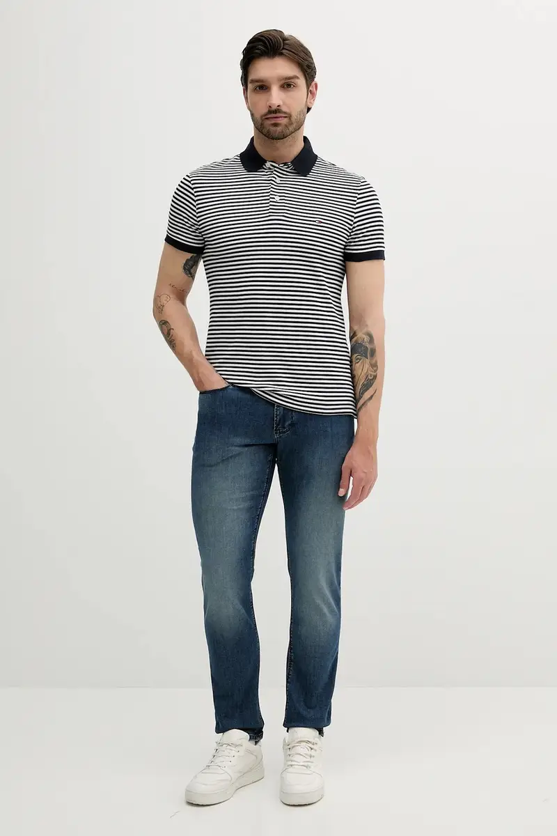 Tommy Hilfiger Polo Uomo Blu 2520085 miniatura 2