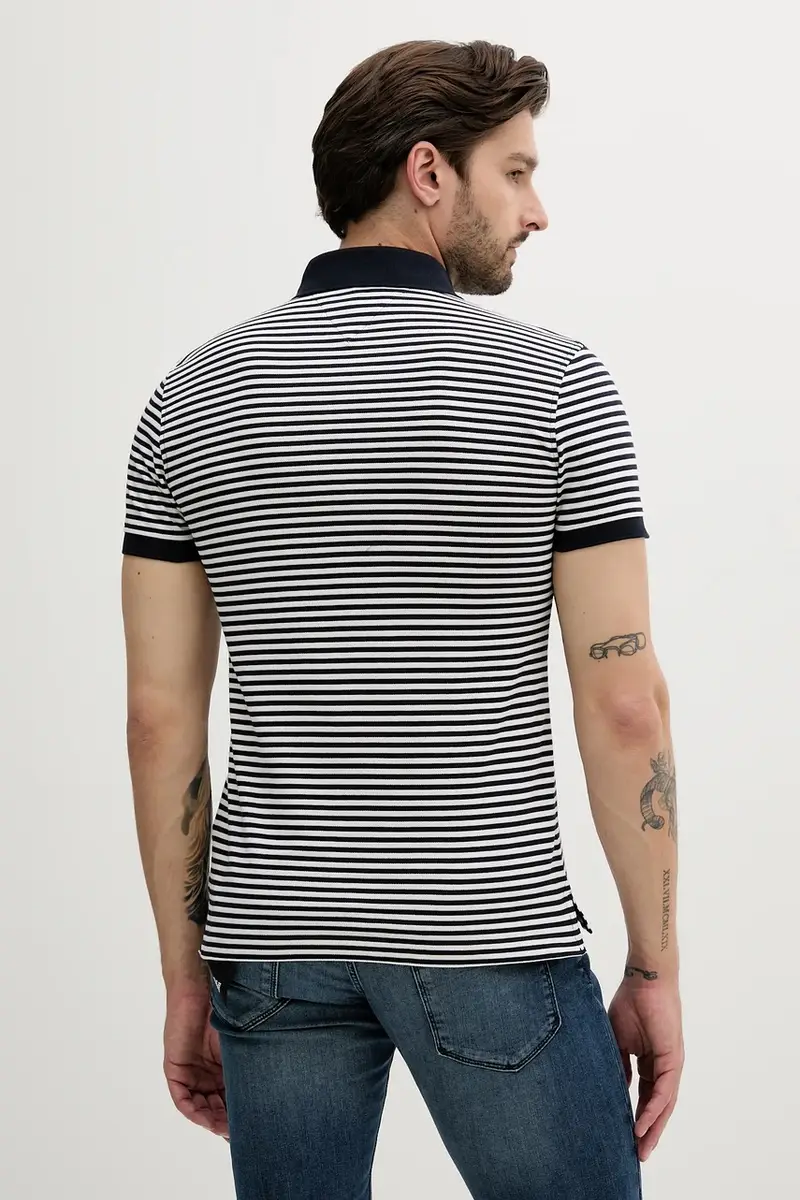 Tommy Hilfiger Polo Uomo Blu 2520085 miniatura 3