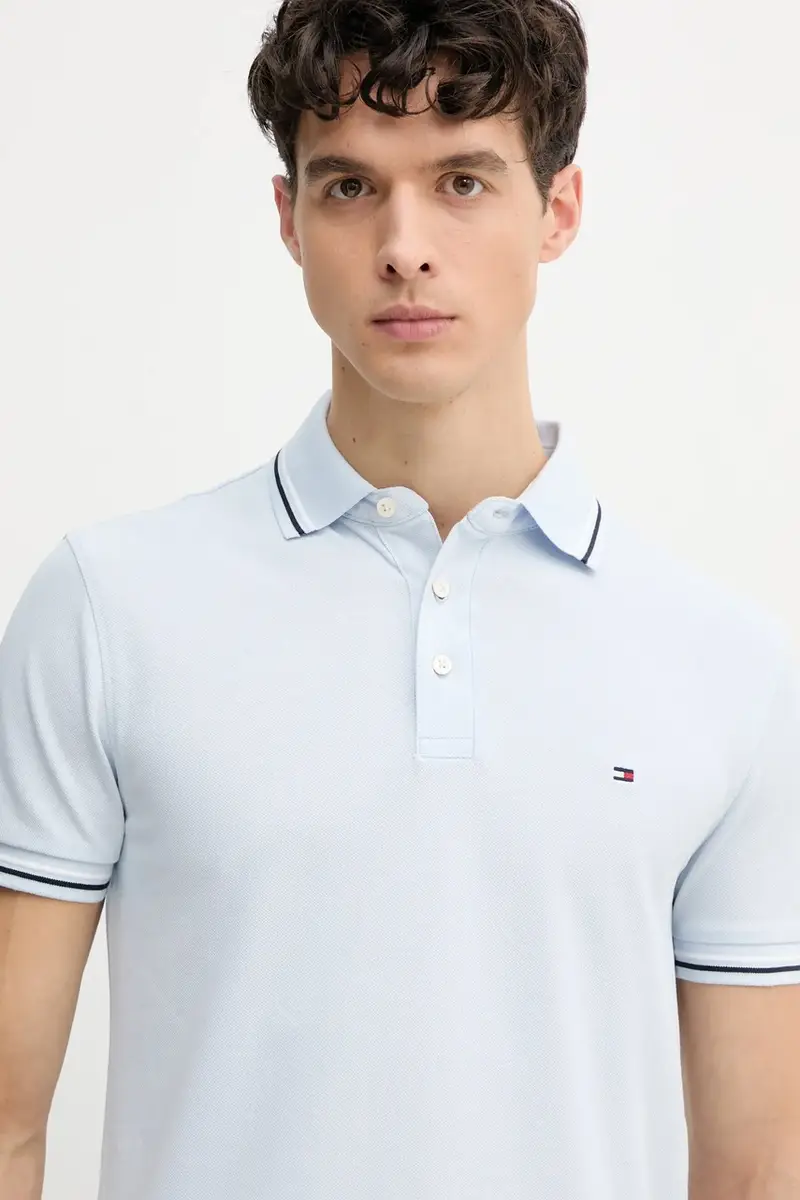 Tommy Hilfiger Polo Uomo Blu 3312901 miniatura 4