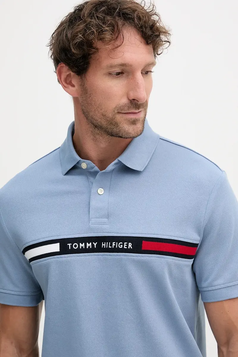 Tommy Hilfiger Polo Uomo Blu 3132278 miniatura 3