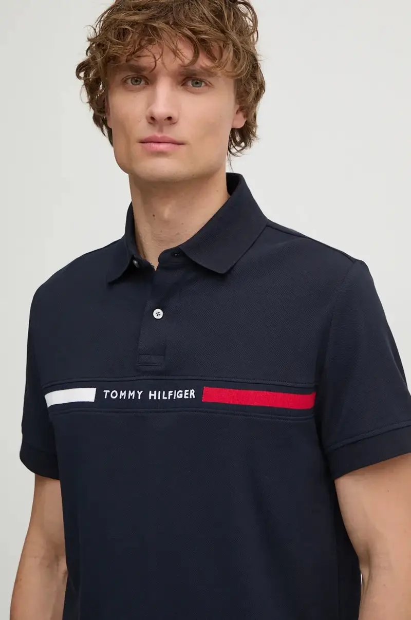 Tommy Hilfiger Polo Uomo Blu 3245911 miniatura 4