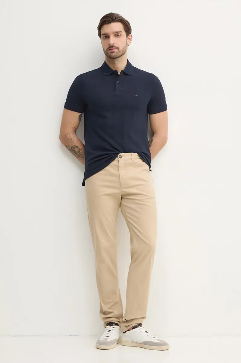 Tommy Hilfiger Polo Uomo Blu 3314252 miniatura 2