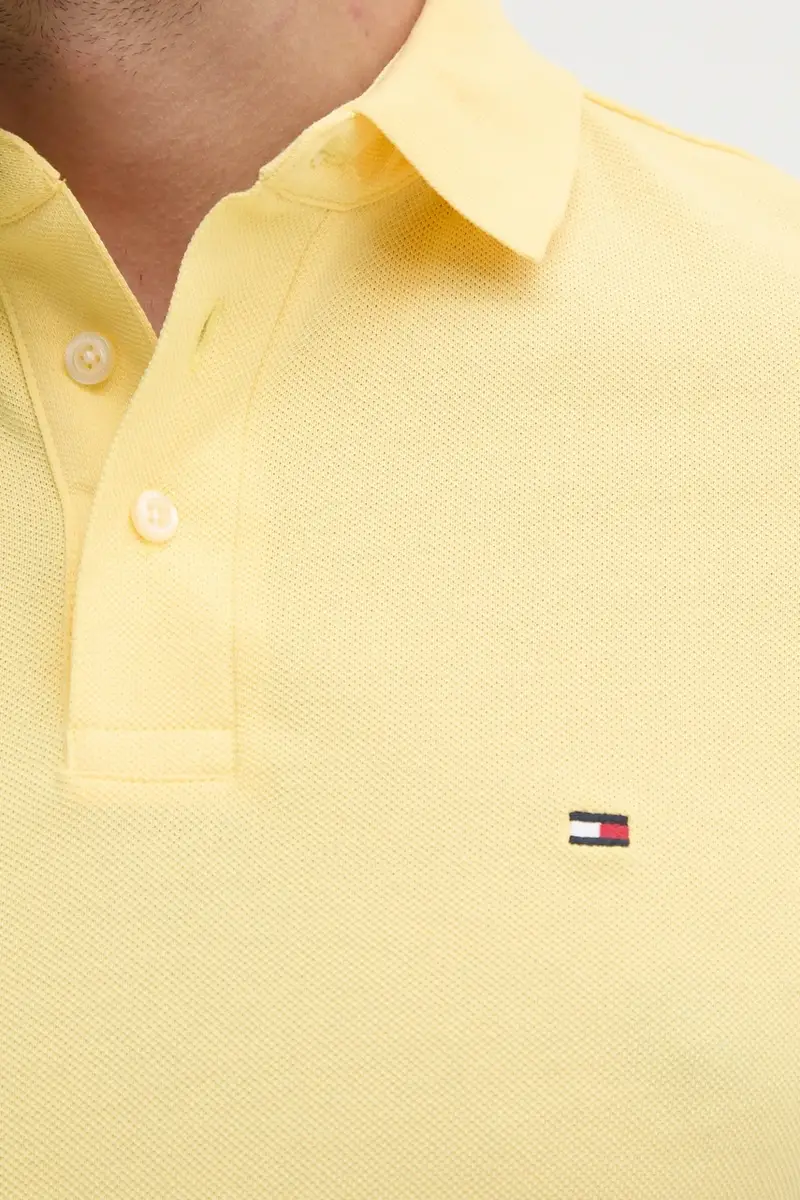 Tommy Hilfiger Polo Uomo Giallo 3324430 miniatura 5