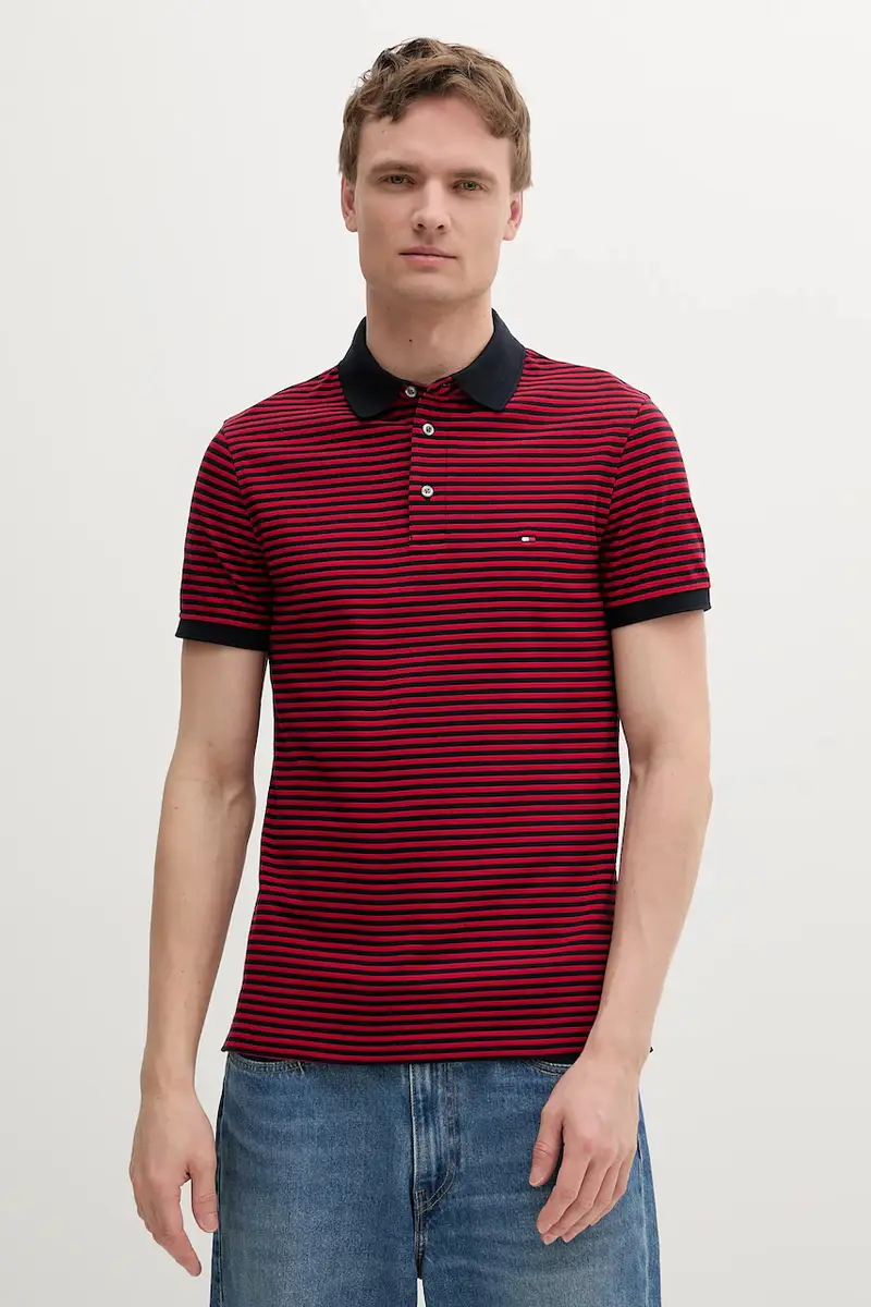 Tommy Hilfiger Polo Uomo Rosso 3158381