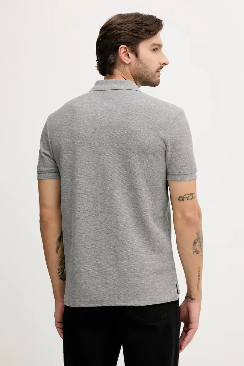 Tommy Hilfiger Polo Uomo Grigio 3842223 miniatura 3
