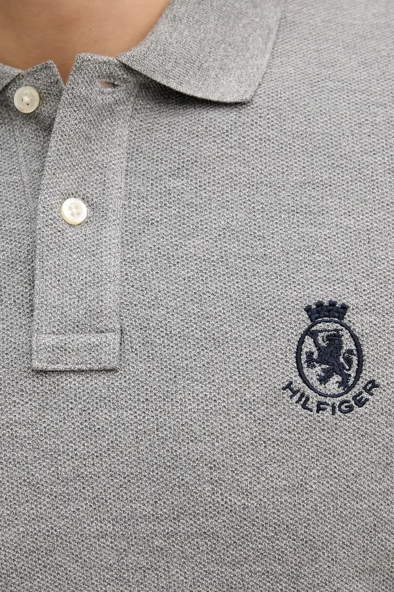 Tommy Hilfiger Polo Uomo Grigio 3842223 miniatura 5