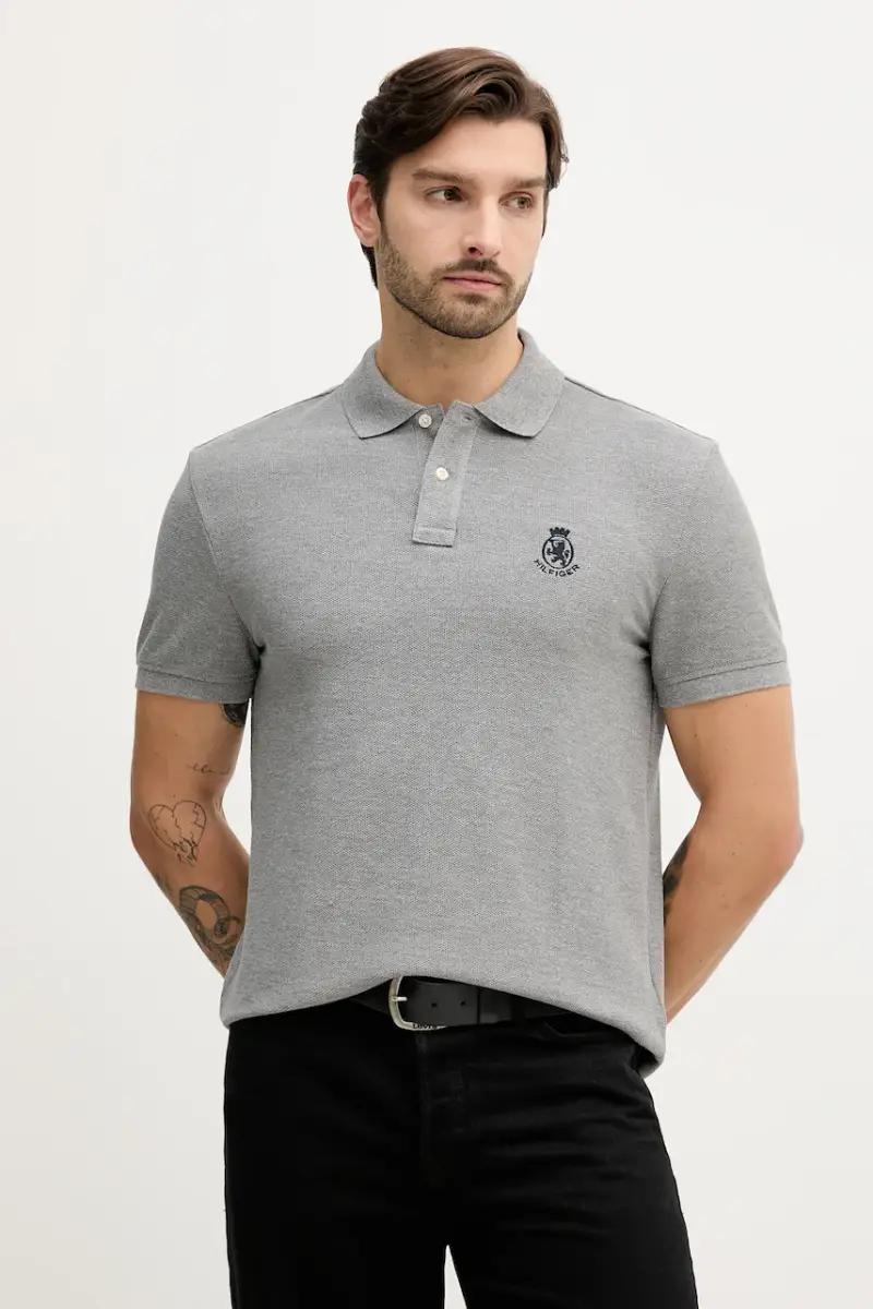 Tommy Hilfiger Polo Uomo Grigio 3842223