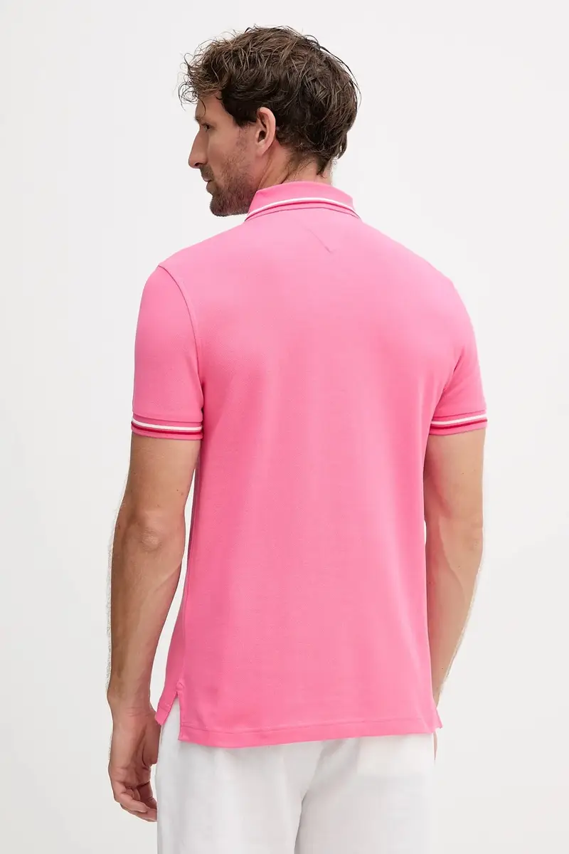 Tommy Hilfiger Polo Uomo Rosa 3157981 miniatura 2
