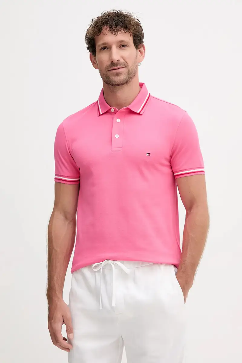 Tommy Hilfiger Polo Uomo Rosa 3157981