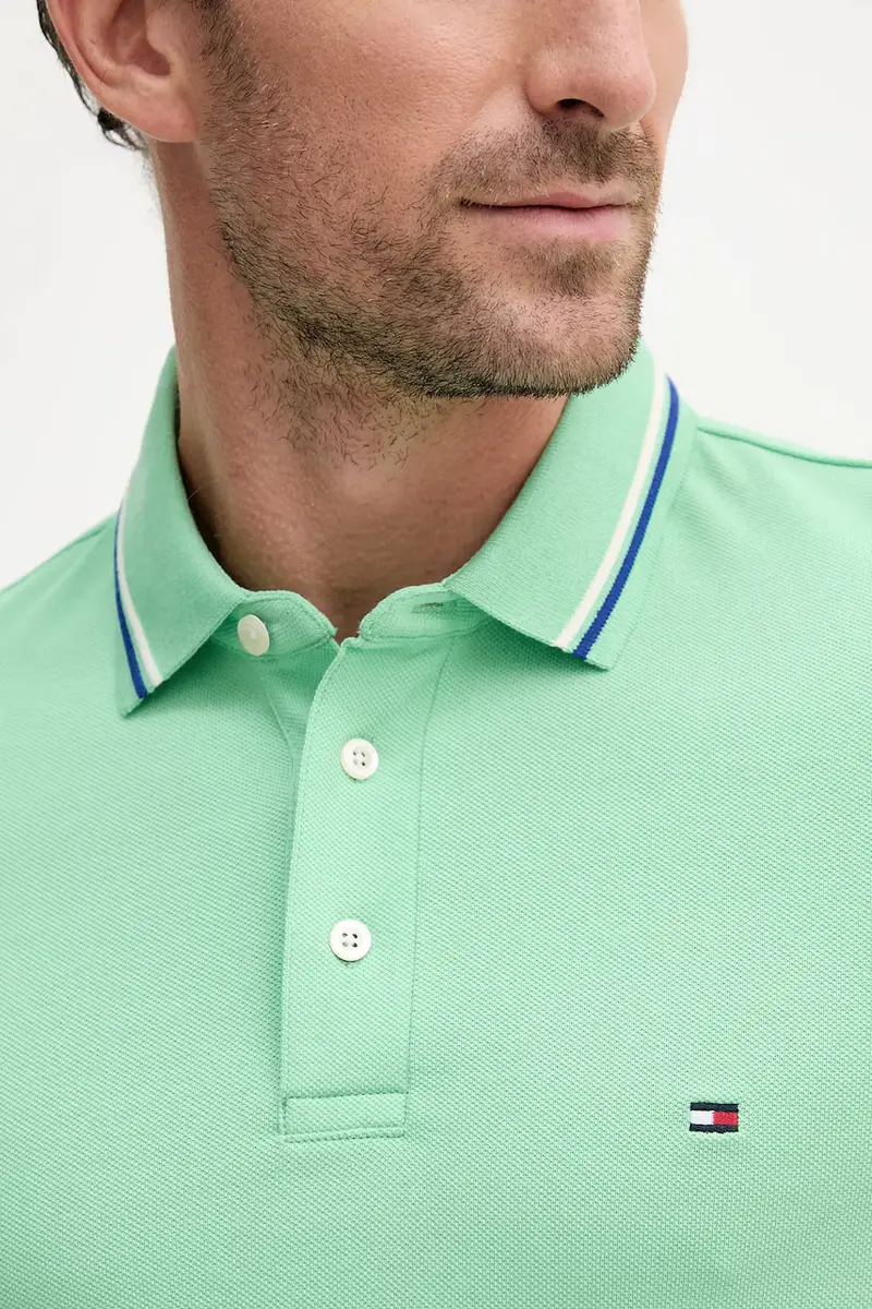 Tommy Hilfiger Polo Uomo Rosa 3159048 miniatura 4