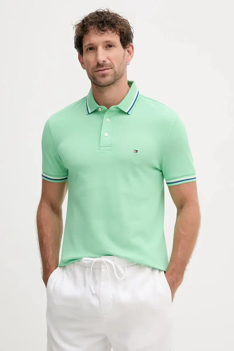 Tommy Hilfiger Polo Uomo Verde 3159048