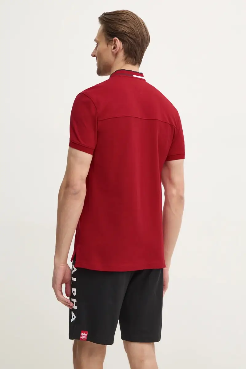 Tommy Hilfiger Polo Uomo Rosso 3348290 miniatura 3