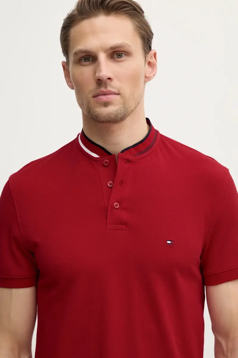 Tommy Hilfiger Polo Uomo Rosso 3348290 miniatura 4