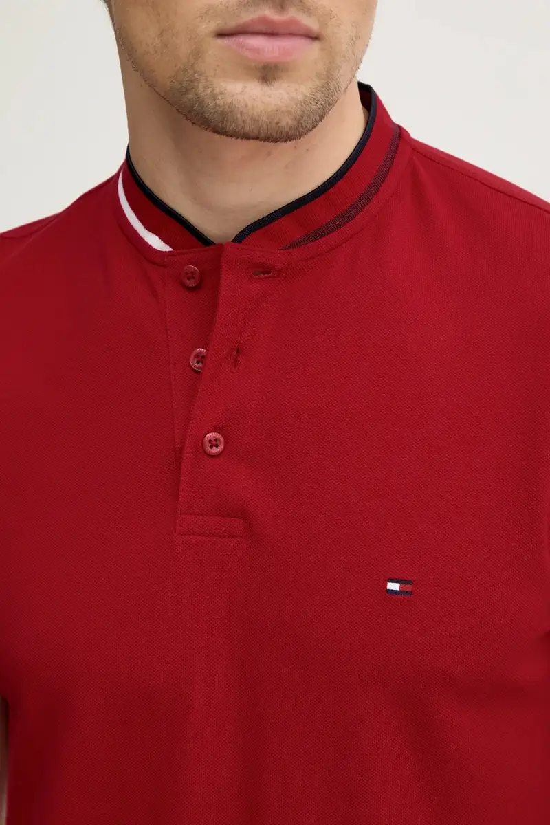 Tommy Hilfiger Polo Uomo Rosso 3348290 miniatura 5