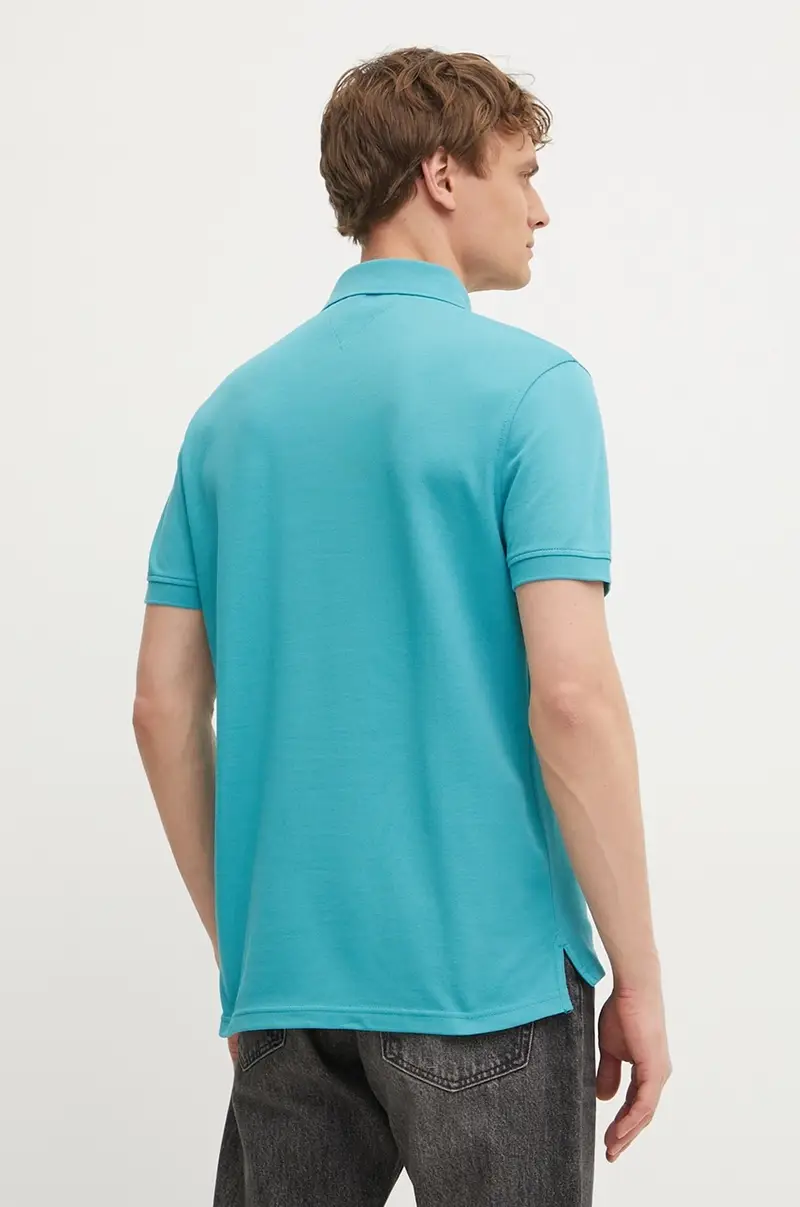 Tommy Hilfiger Polo Uomo Turchese 3348798 miniatura 3