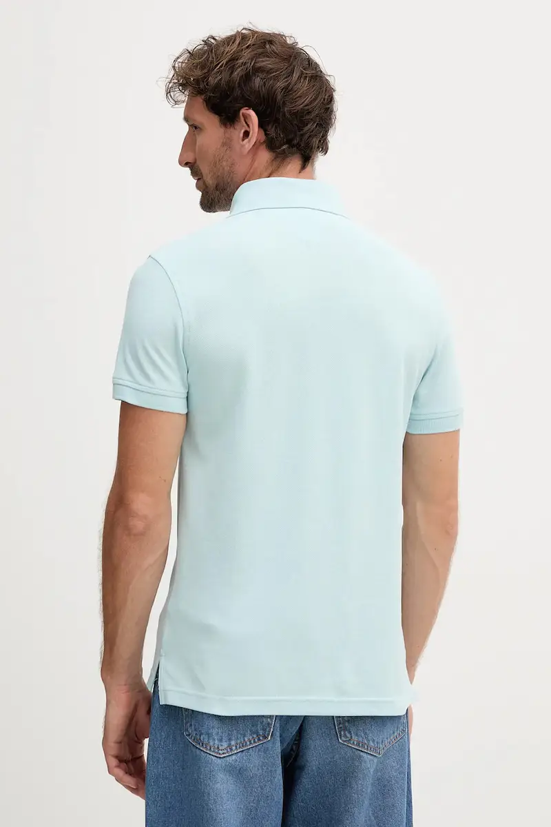 Tommy Hilfiger Polo Uomo Turchese 3158570 miniatura 2