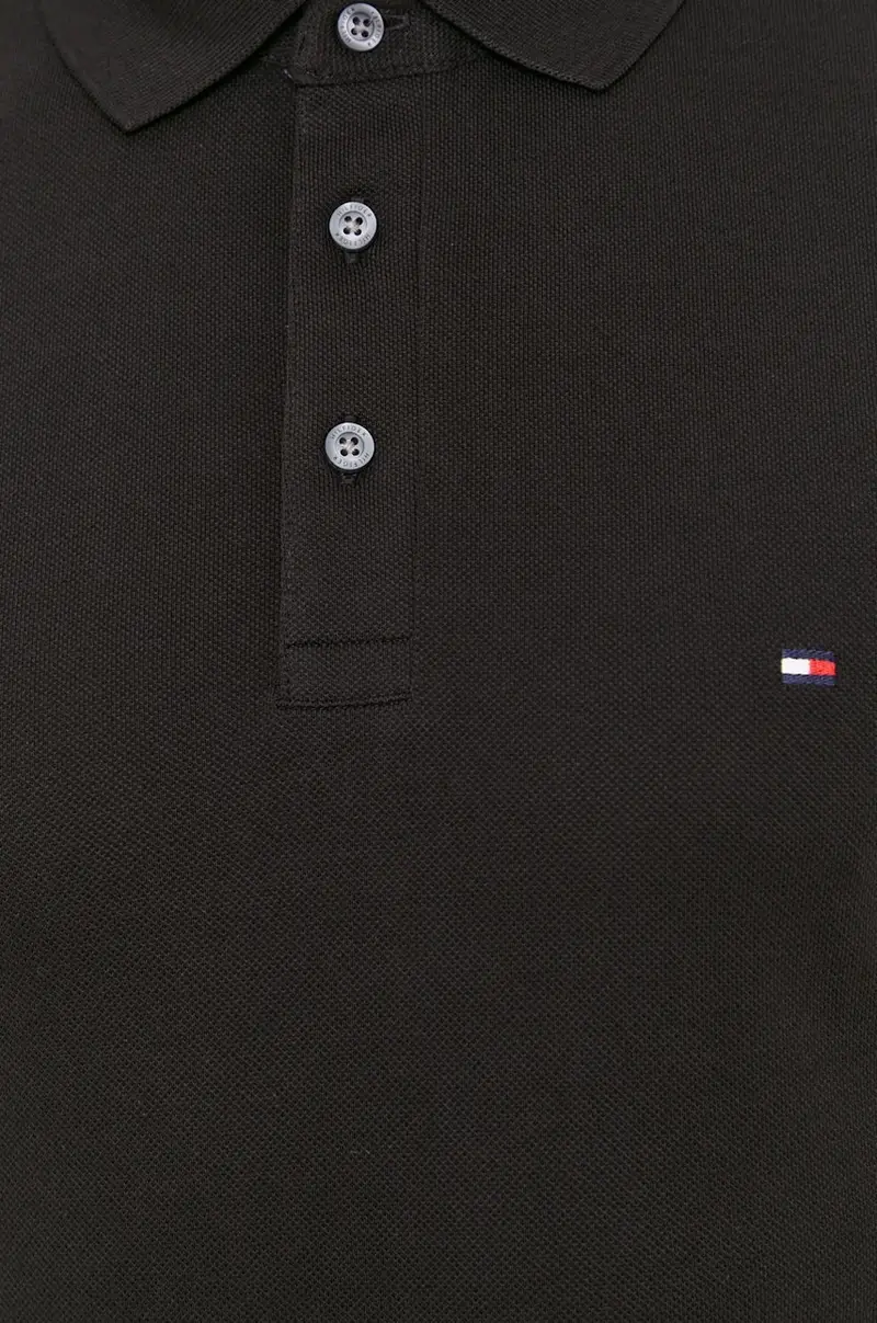 Tommy Hilfiger Polo Uomo Nero 3623822 miniatura 5