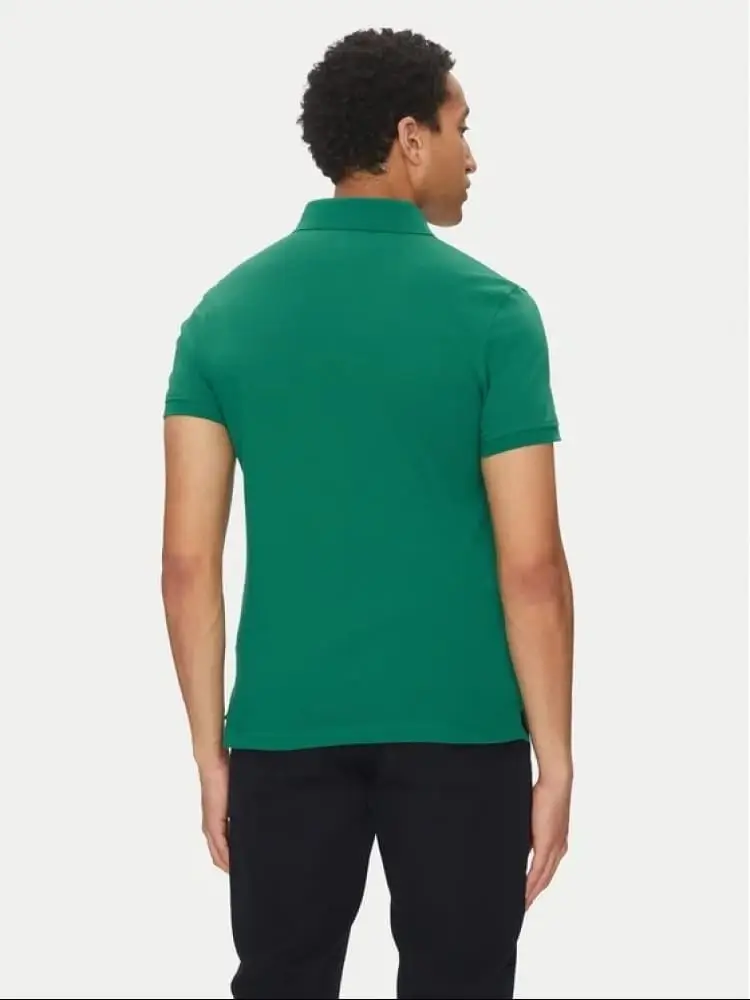 polo verde uomo mini logo miniatura 2