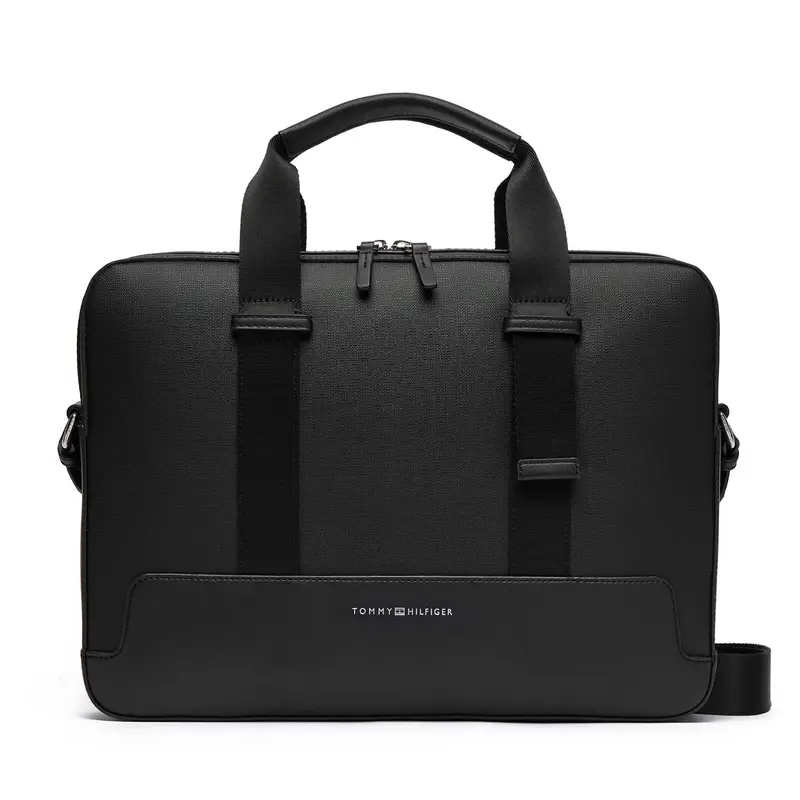 Porta PC Tommy Hilfiger Th Modern Computer Bag AM0AM13637 Nero