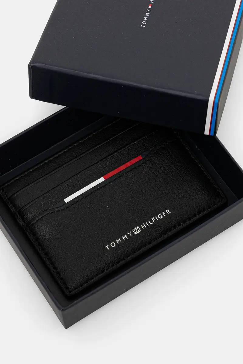 portacarte in pelle colore nero AM0AM13512 miniatura 3