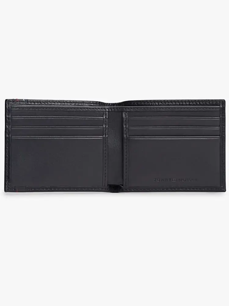 portafoglio blu navy uomo mini logo miniatura 3