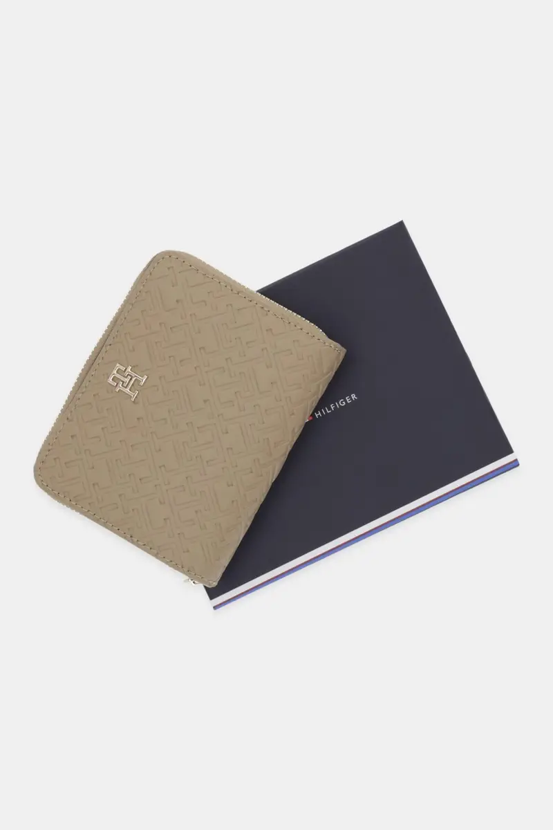 portafoglio donna colore beige AW0AW17743 miniatura 4