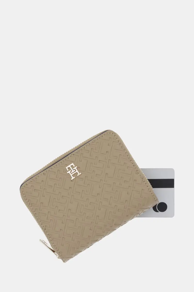 portafoglio donna colore beige AW0AW17743 miniatura 5