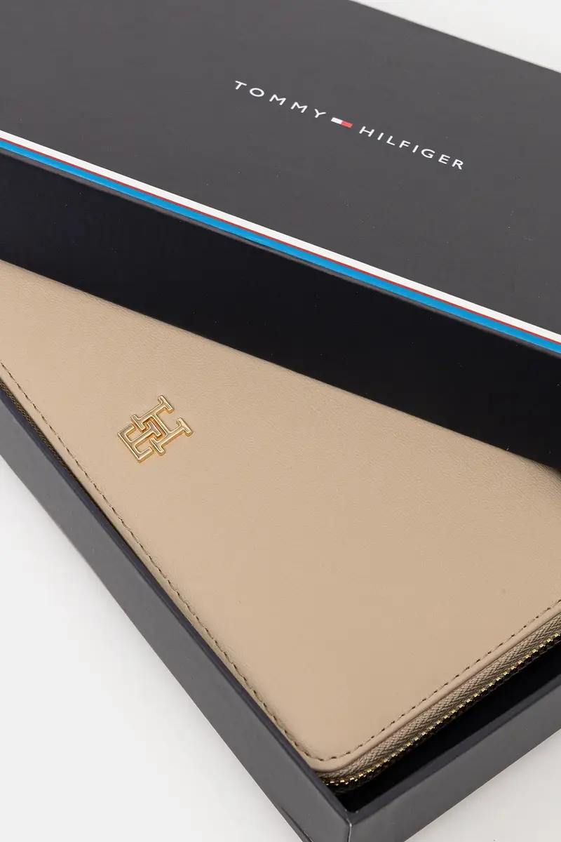 portafoglio donna colore beige AW0AW17744 miniatura 4