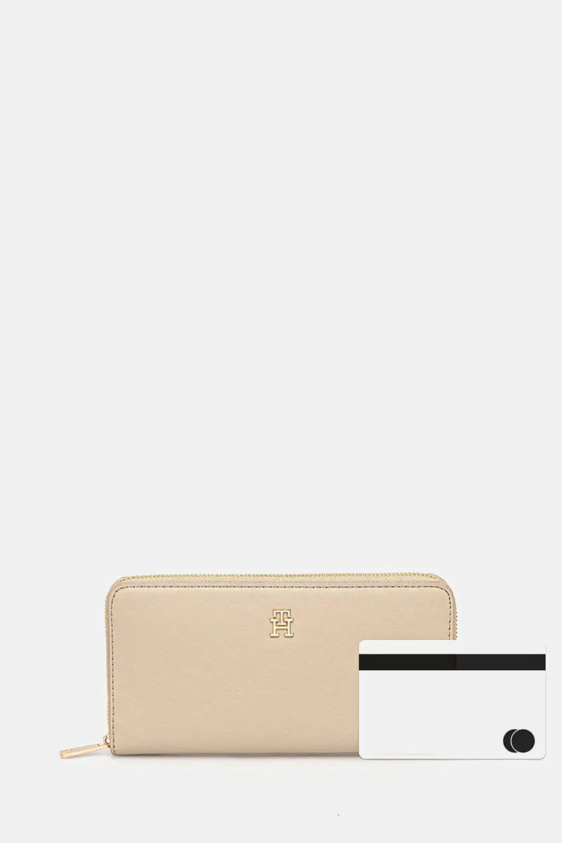 portafoglio donna colore beige AW0AW17744 miniatura 5