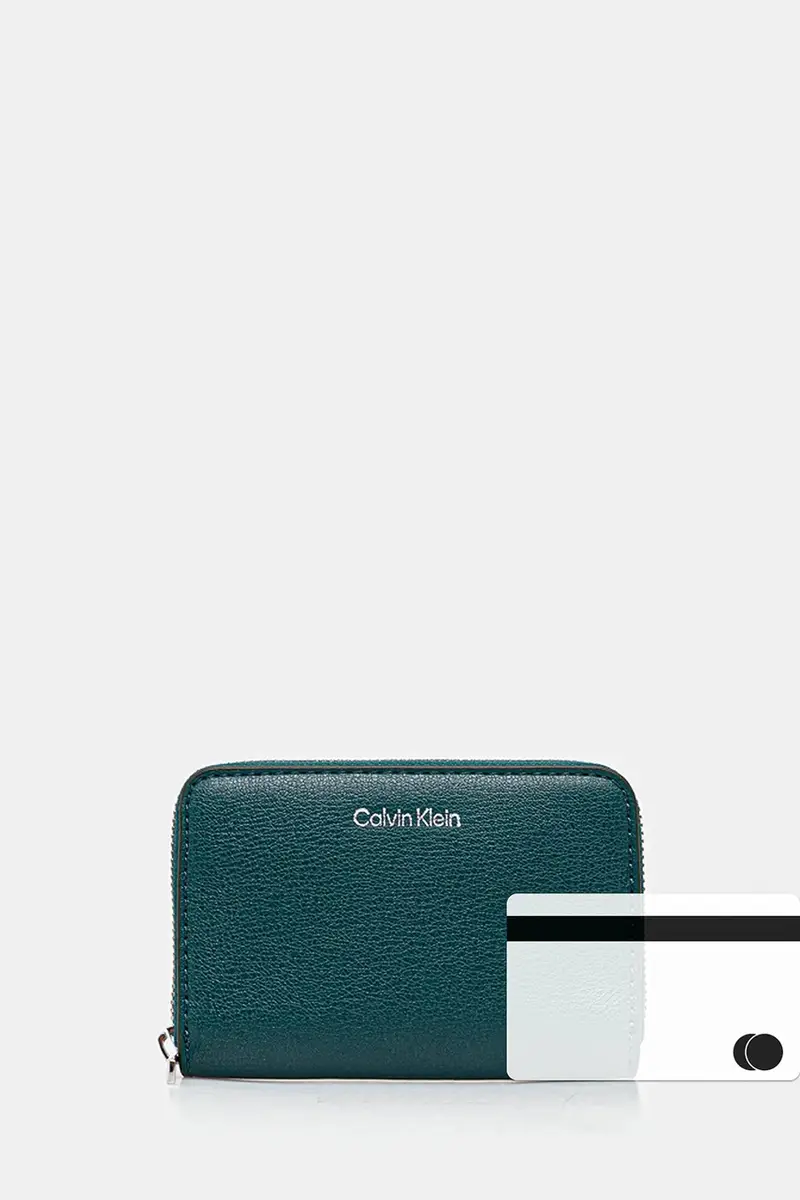 portafoglio donna colore blu navy AW0AW17740 miniatura 5