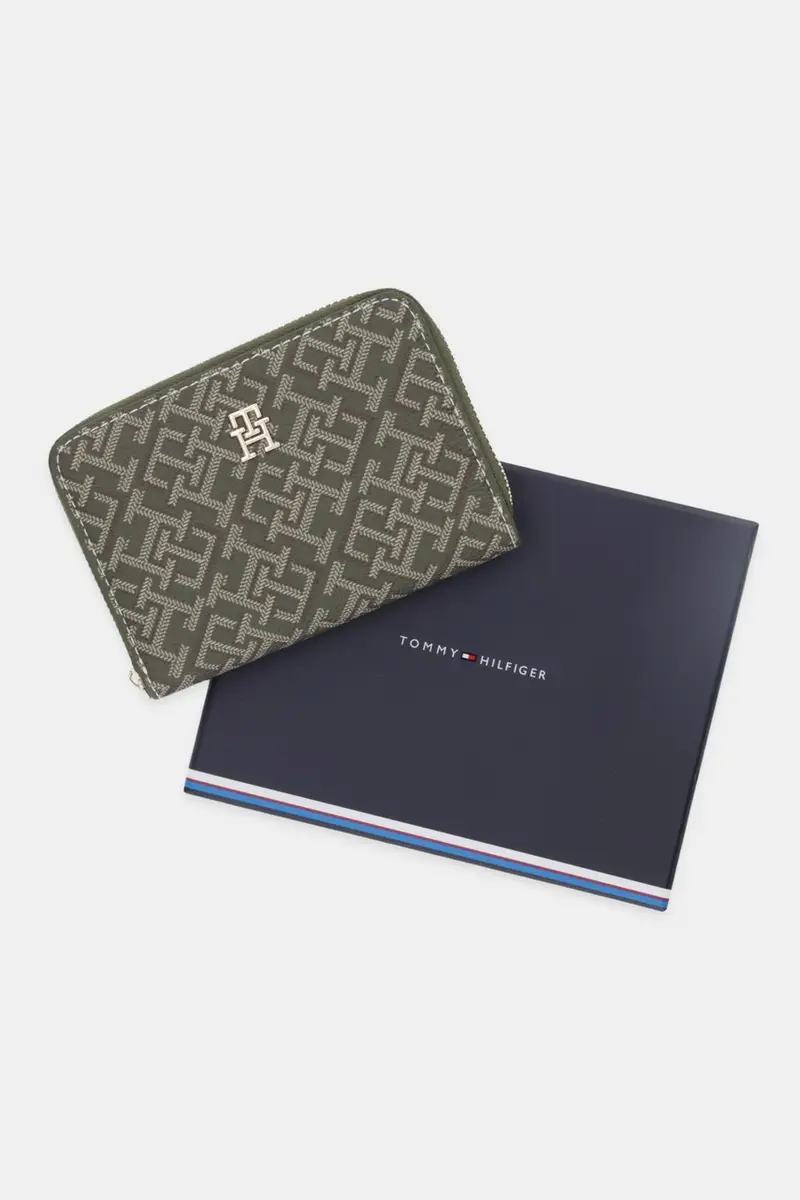 portafoglio donna colore verde AW0AW17736 miniatura 5