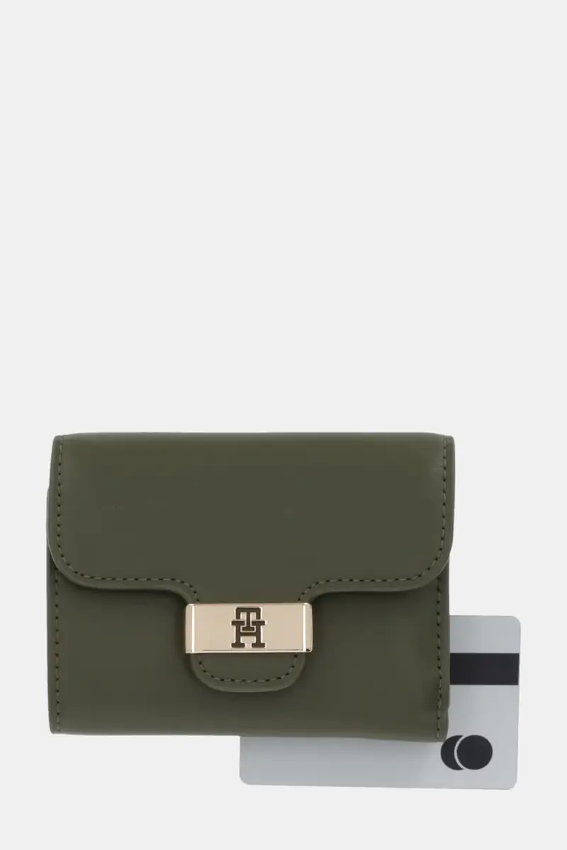 portafoglio donna colore verde AW0AW18034 miniatura 4