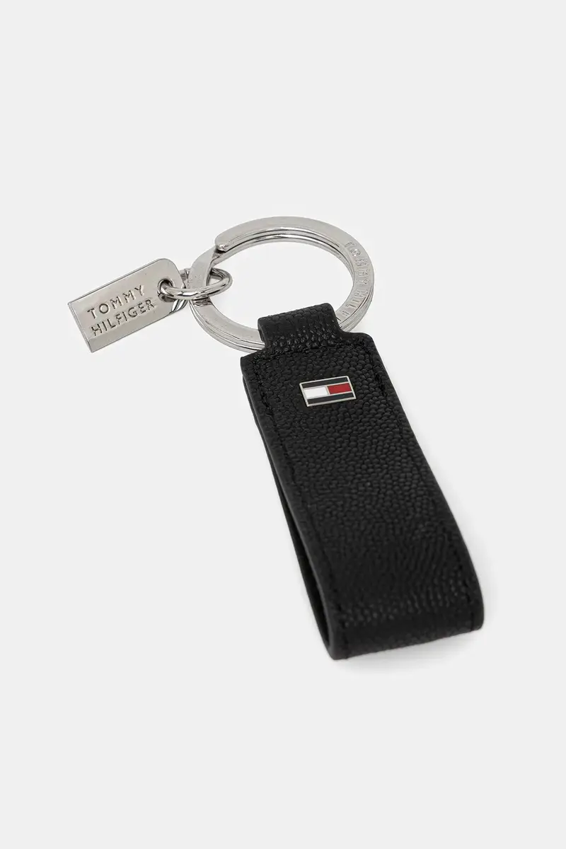 Tommy Hilfiger Portachiavi Uomo Nero 3427214 miniatura 2