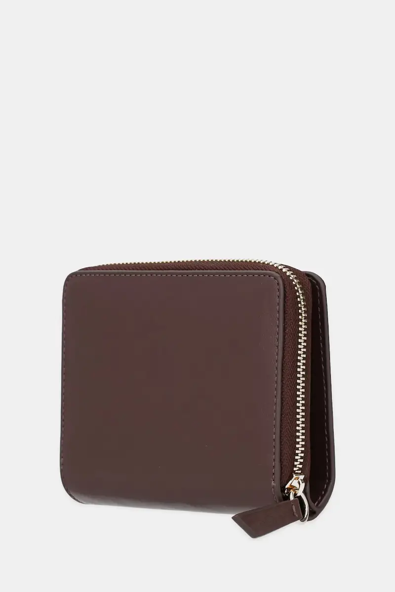 portafoglio in pelle donna colore marrone AW0AW17499 miniatura 2