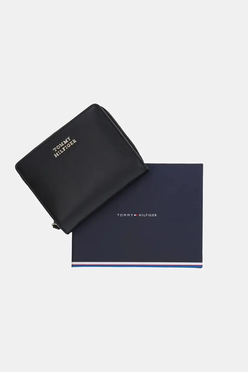 portafoglio in pelle donna colore nero AW0AW17499 miniatura 4