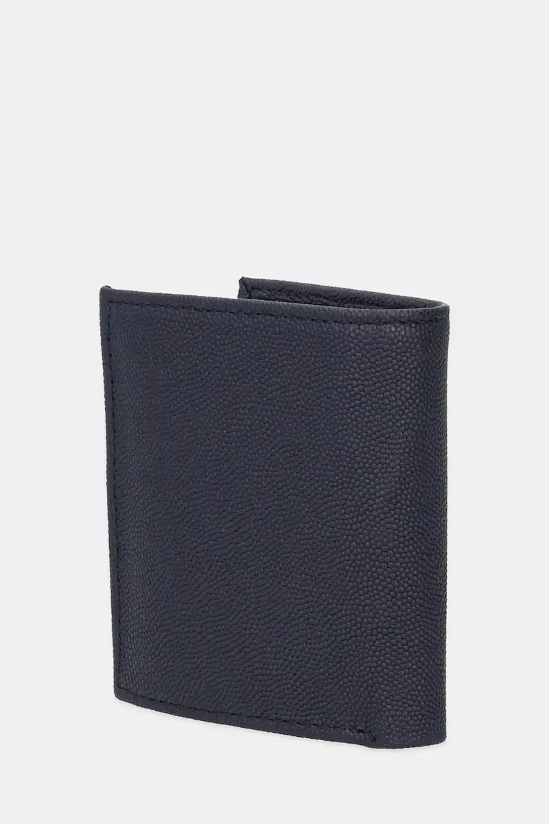 portafoglio in pelle uomo colore blu navy AM0AM13521 miniatura 2