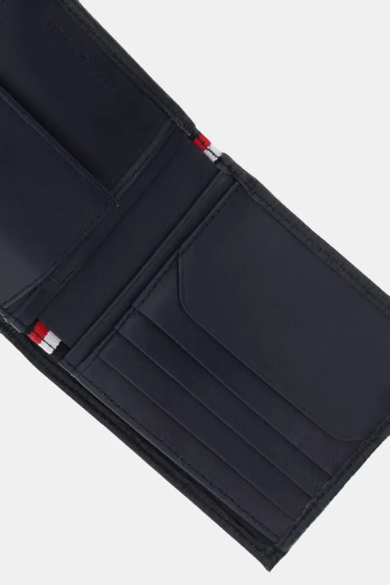 portafoglio in pelle uomo colore blu navy AM0AM13709 miniatura 3