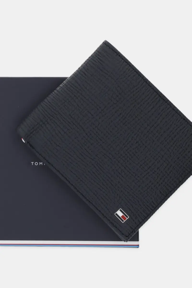 portafoglio in pelle uomo colore blu navy AM0AM13709 miniatura 5
