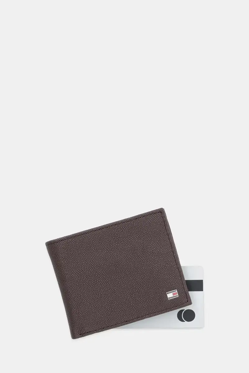 portafoglio in pelle uomo colore marrone AM0AM13518 miniatura 3