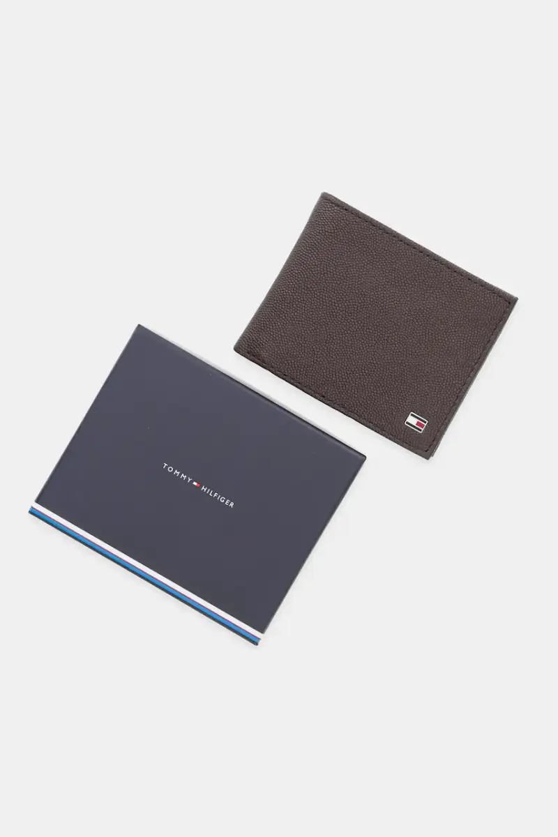 portafoglio in pelle uomo colore marrone AM0AM13518 miniatura 5