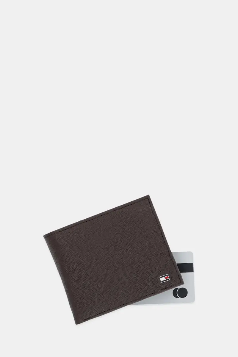 portafoglio in pelle uomo colore marrone AM0AM13519 miniatura 3