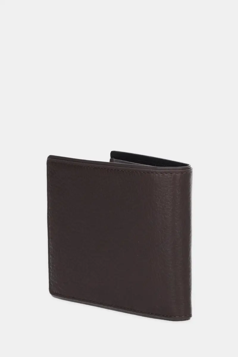 portafoglio in pelle uomo colore marrone AM0AM13740 miniatura 2