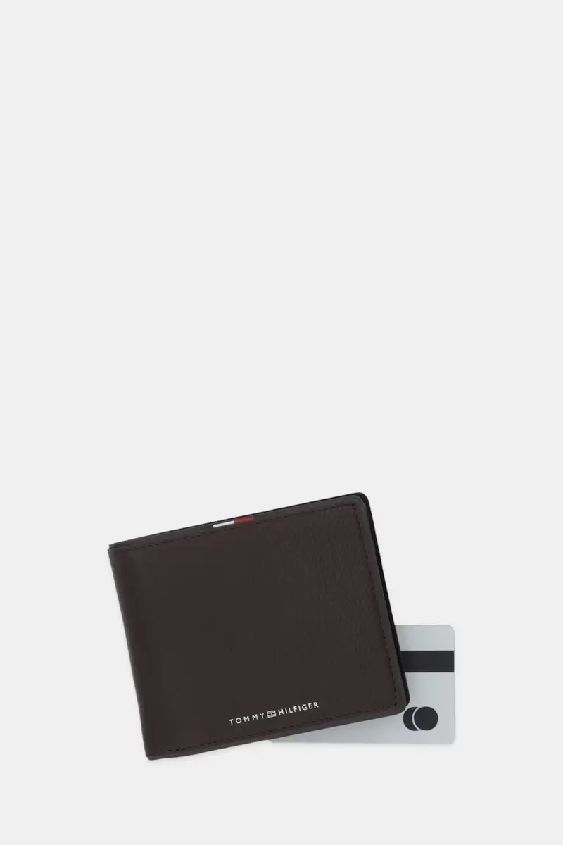 portafoglio in pelle uomo colore marrone AM0AM13740 miniatura 3