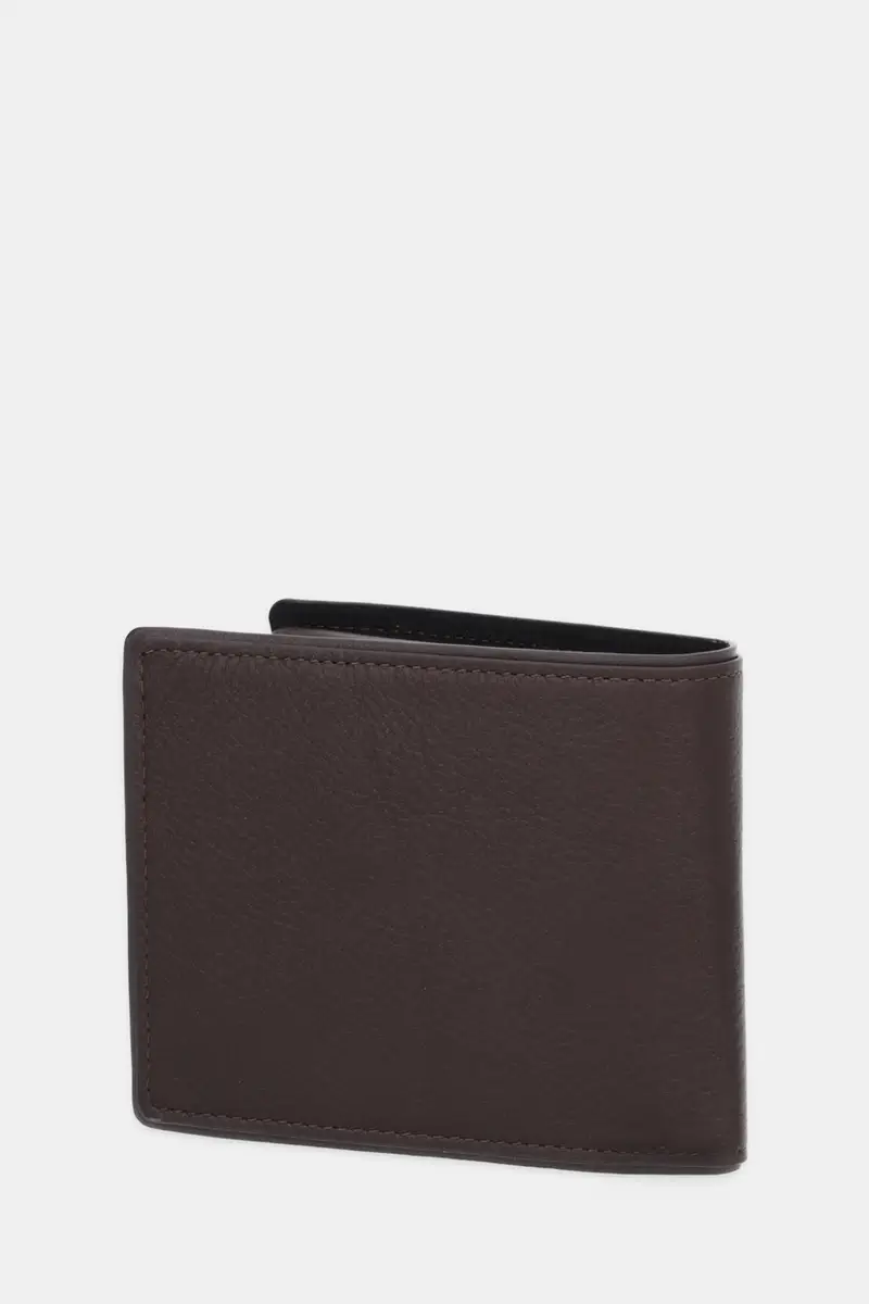 portafoglio in pelle uomo colore marrone AM0AM13741 miniatura 2