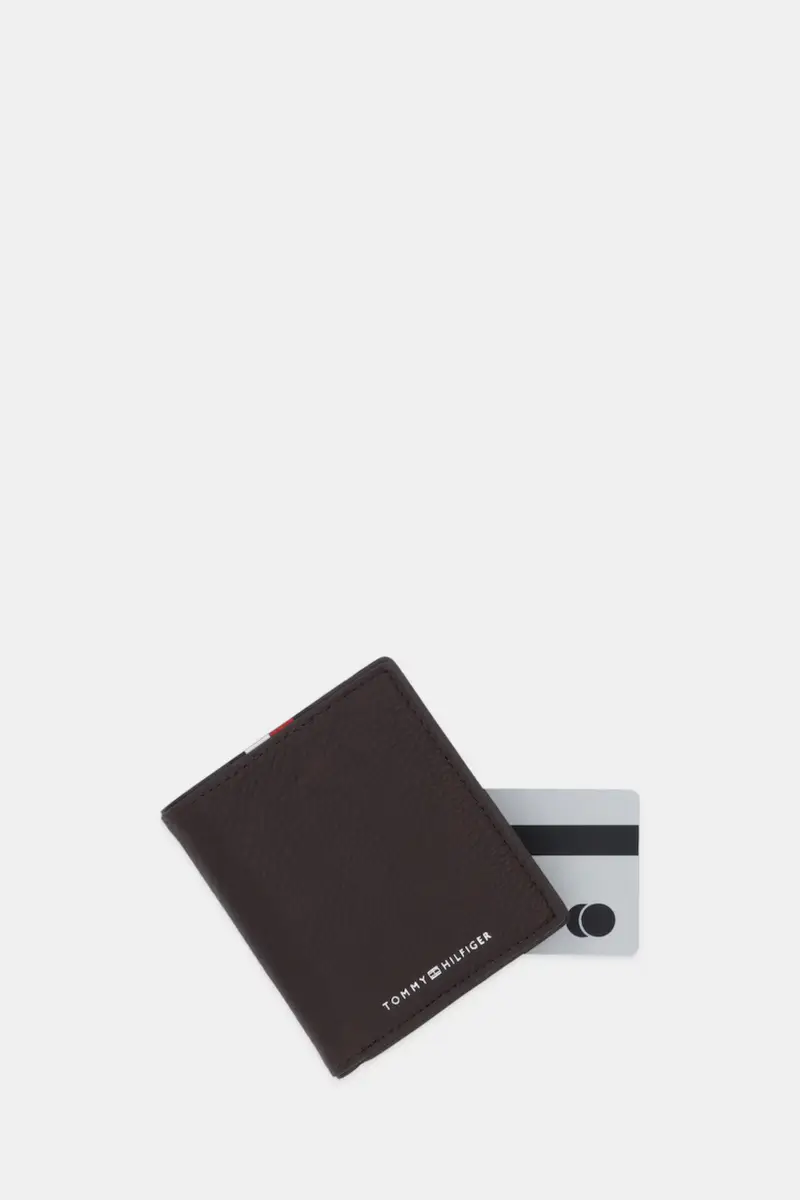 portafoglio in pelle uomo colore marrone AM0AM13742 miniatura 3