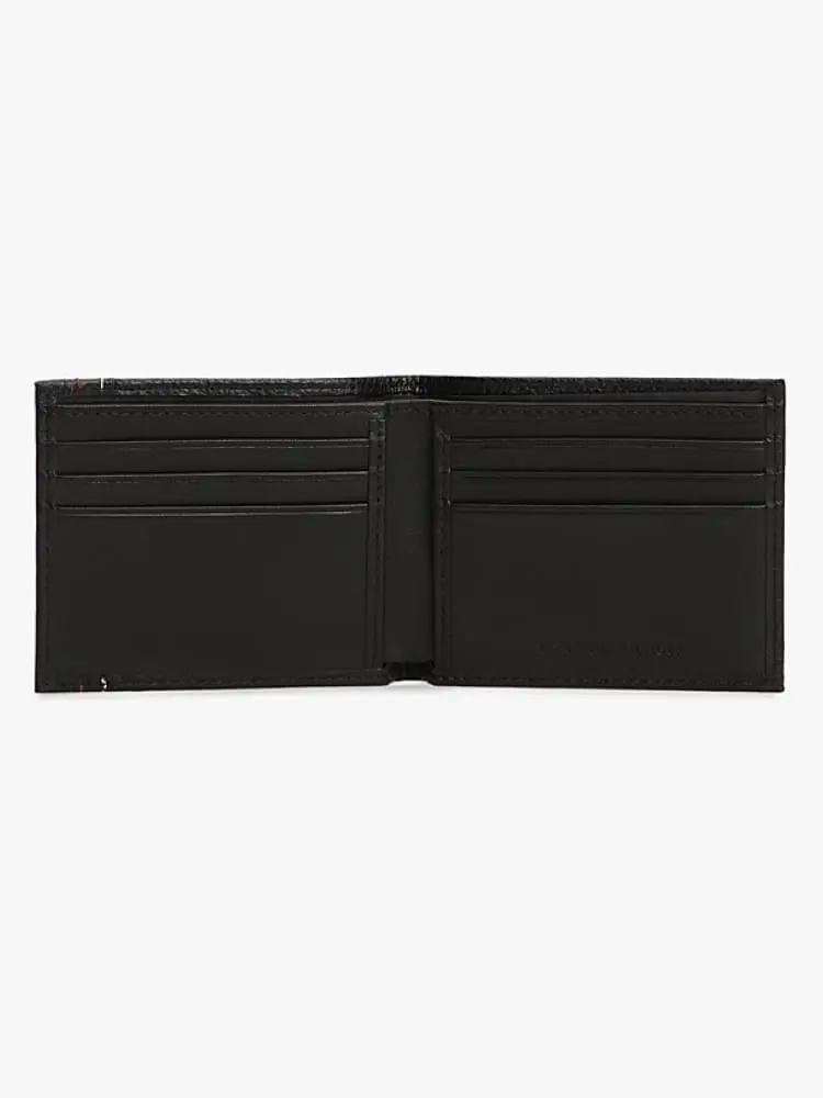 portafoglio nero uomo mini logo miniatura 2