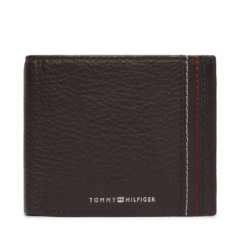 Portafoglio Tommy Hilfiger Th Central Cc & Coin AM0AM14233 Marrone