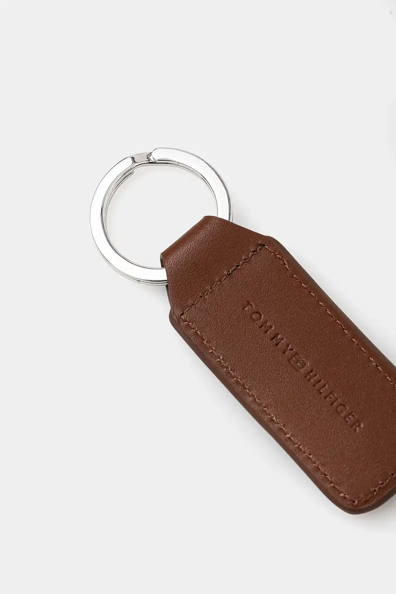 Tommy Hilfiger Portachiavi Uomo Marrone 3138013 miniatura 3