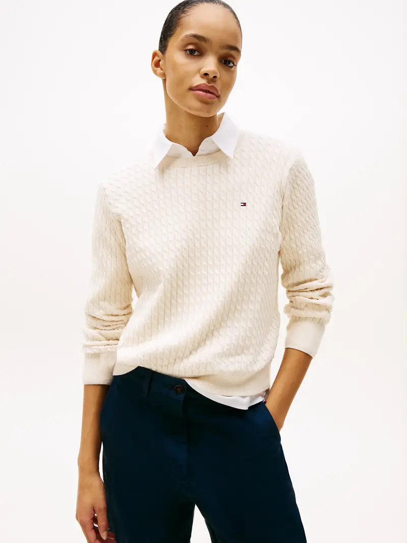 Pullover avorio miniatura 2